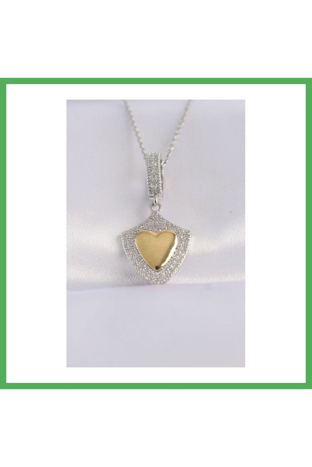 316L Steel Chain Silver Color Zircon Stone Design Gold Color Necklace Bezoss
