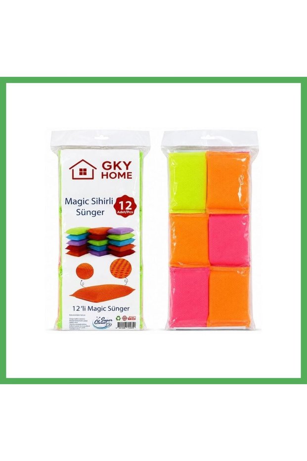 Gky Home 12-Pack Magic Sosyete Sponge Bezoss