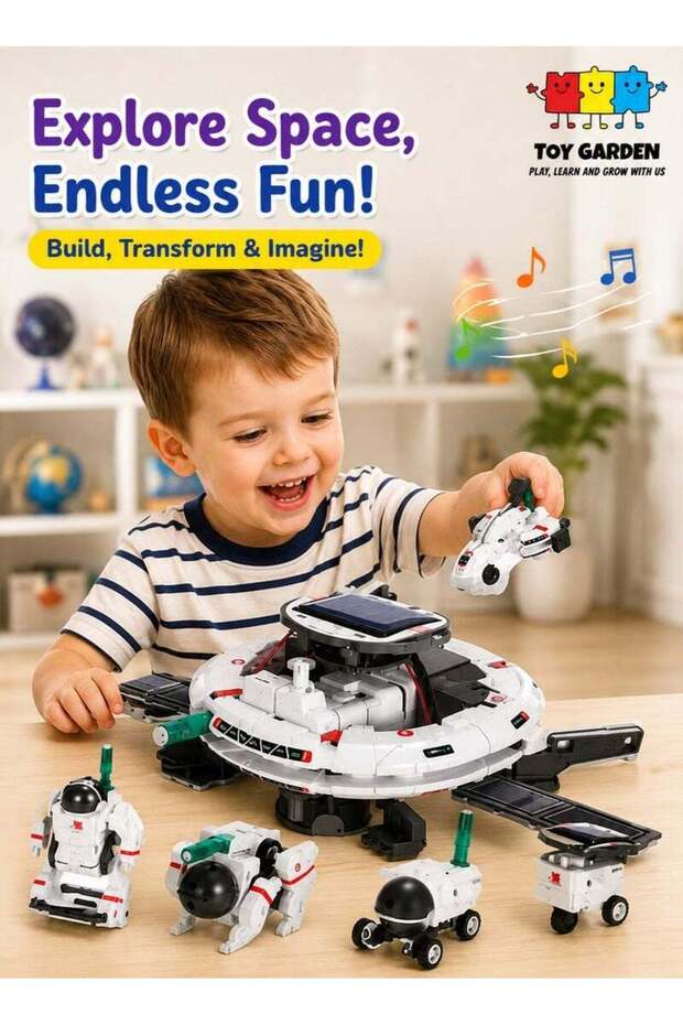 Science Kits For Kids Age 8-12, 6 In 1 Space Solar Robot Kit Stem Projects Build Your