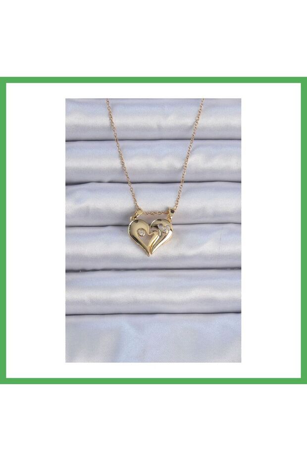 316L Steel Chain Gold Color Zircon Stone Magnetic Necklace Bezoss