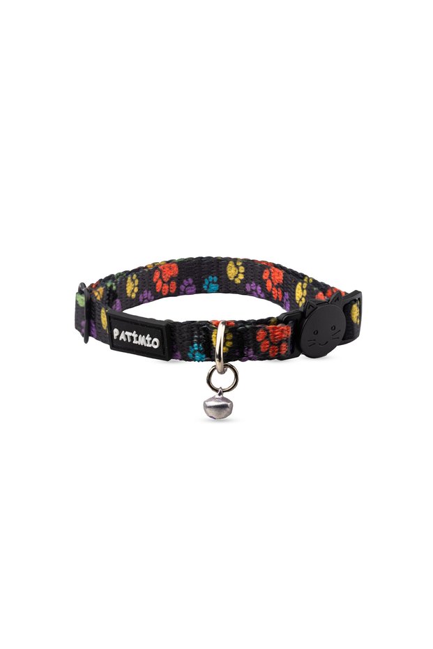 Paws Adjustable, Safety Lockable Rattle Cat Collar
