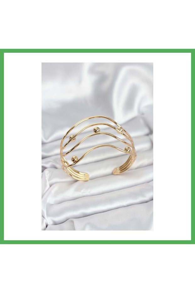 Brass Gold Color Women's Bracelet Bezoss