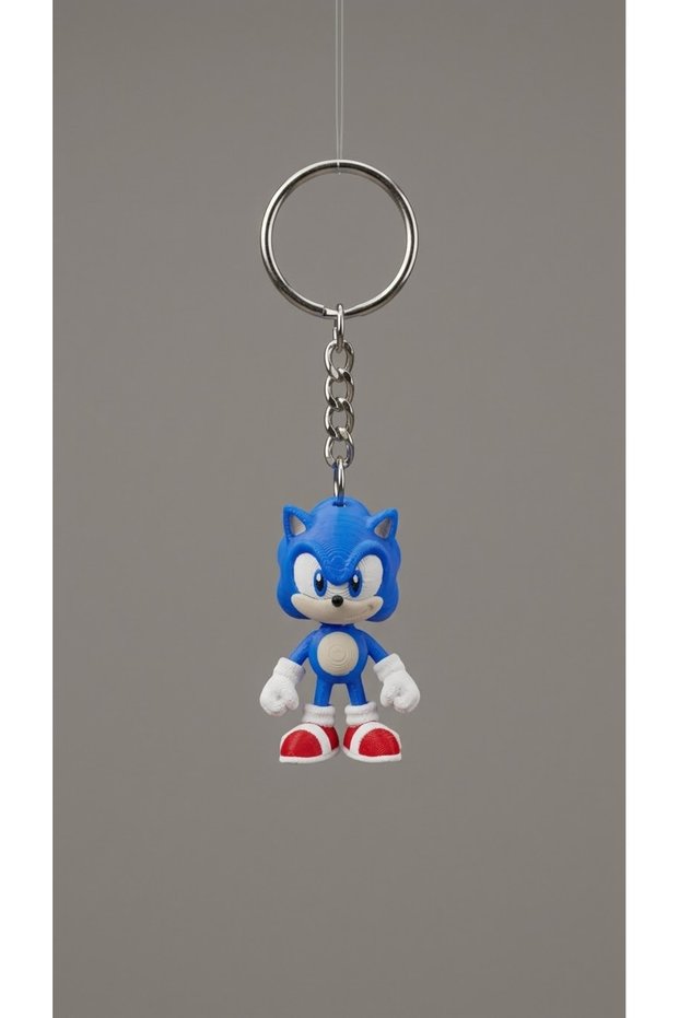 3D Sonic the Hedgehog Keychain