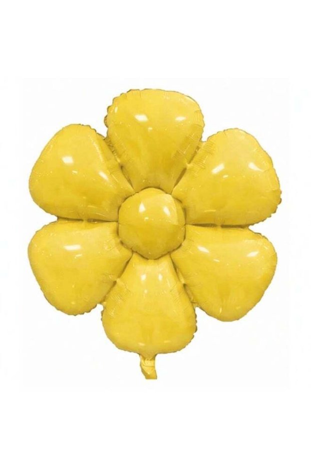 Yellow Flower Foil Balloon 52 x 41 cm Pack of 1 Large Floral Shaped Party Balloon for