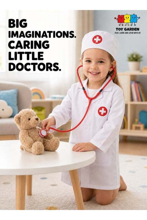 Doctor Playsets, Kids Doctor Roleplay Costume, Kids Doctor Roleplay Costume Set