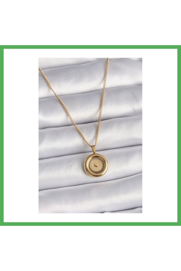 316L Steel Gold Color Chain Gold Model Women's Necklace Bezoss