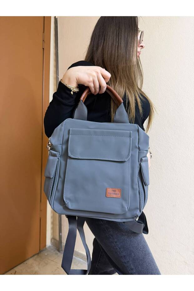 The Totebag Multi-Compartment Handbag and Backpack