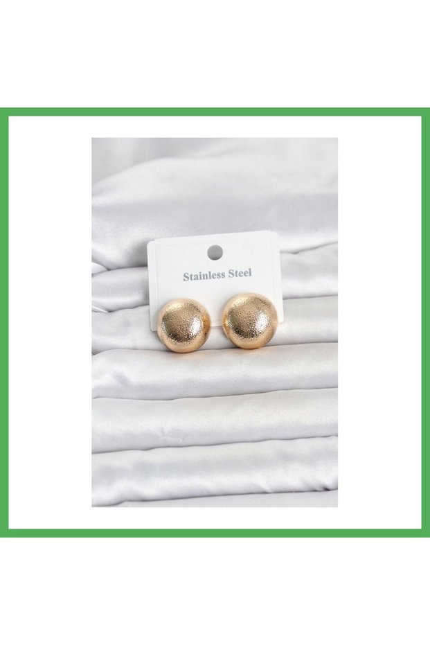 316L Steel Gold Color Top Model Women's Earrings Bezoss