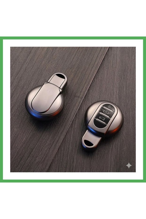 Mini Cooper-S Compatible Smart 3 Button Silicone Auto Key Remote Control Case Gray Bezoss