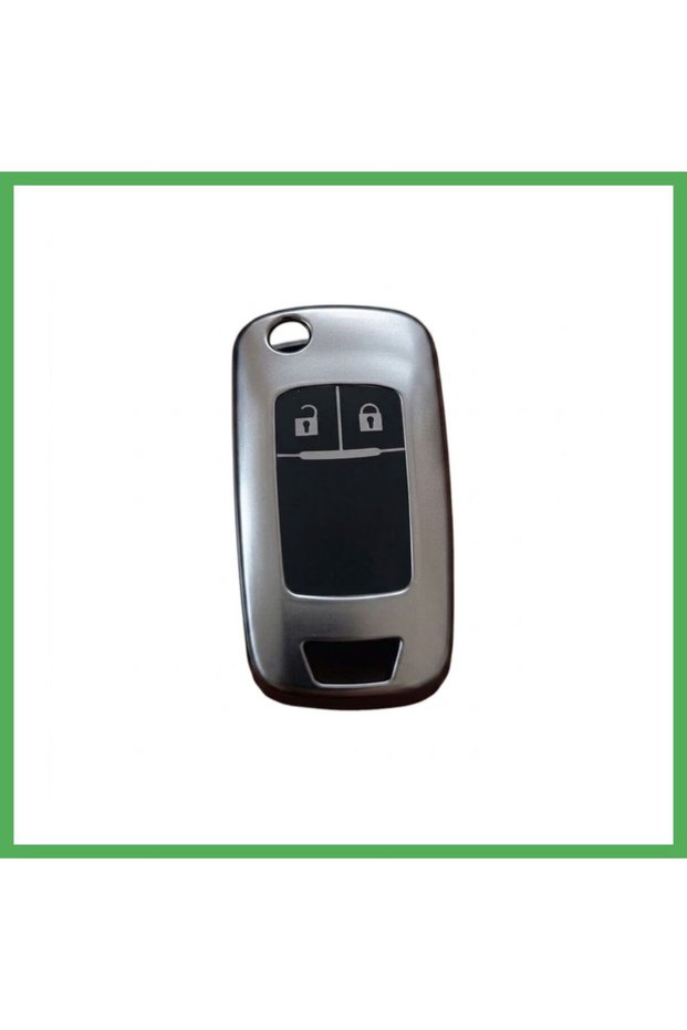 Opel Astra J Compatible Silicone Car Key Remote Case Cover Gray Bezoss