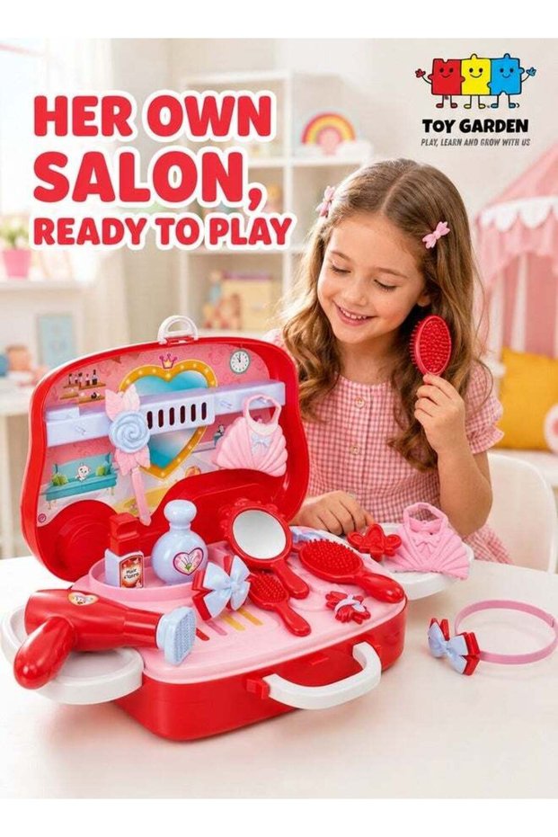 Kids Makeup Toy Set for Girls – Unbreakable Beauty Cosmetic Play Kit, Safe Pretend