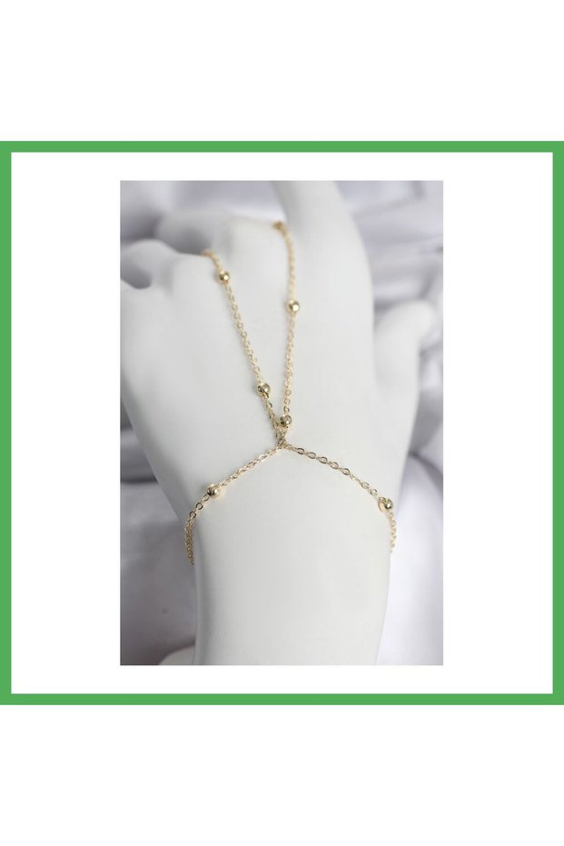 316L Steel Gold Color Ball Chain Women's Necklace Bezoss