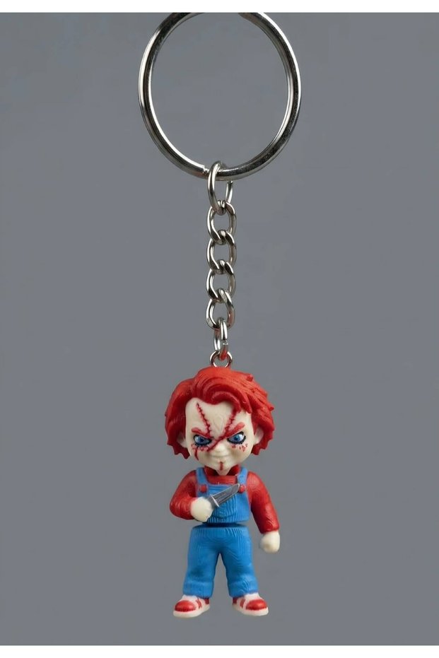 3D Chucky Figured Keychain