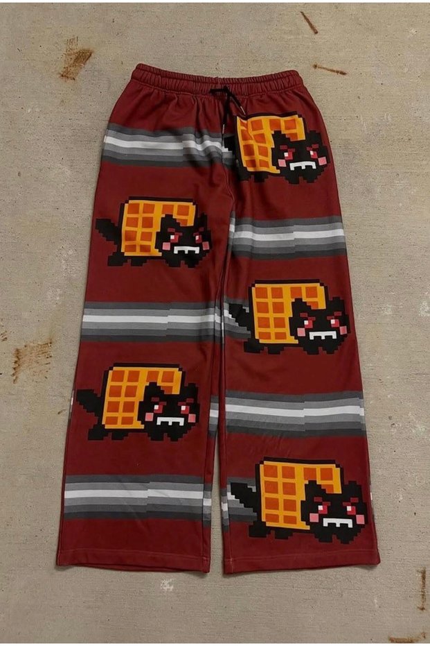 Nyan Cat Rainbow Retro Unisex Sweatpants