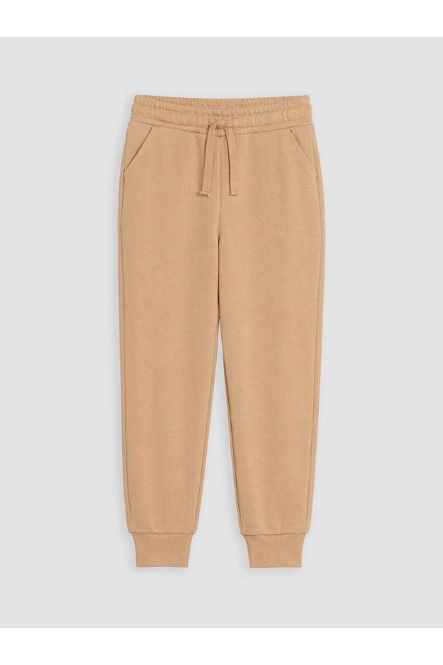 Özmarka New Season Beige Regular Fit Boys' Jogger Sweatpants