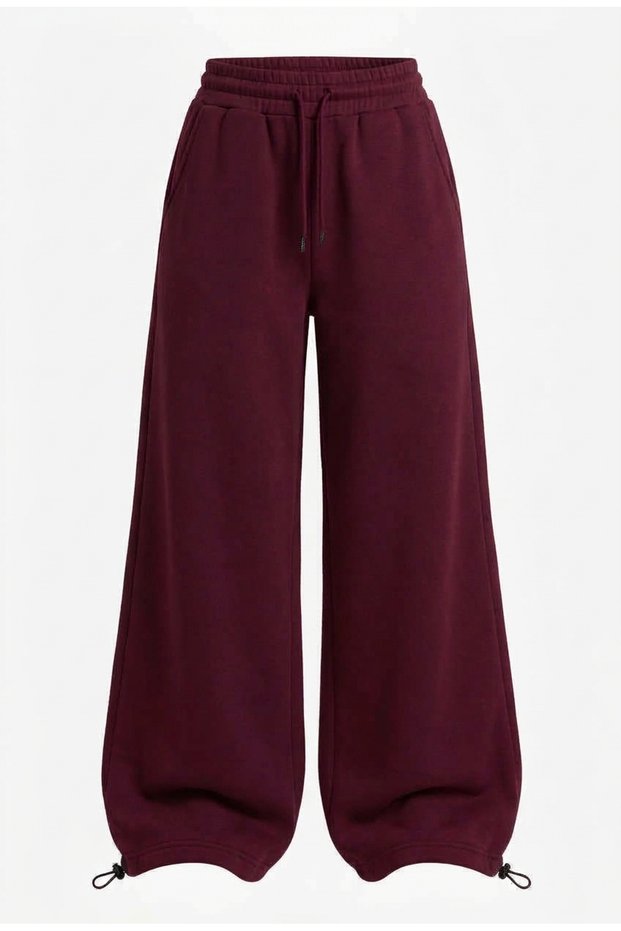Trend Basics 3-Stripes Baggy Tracksuit with Elastic Waist and Stopper