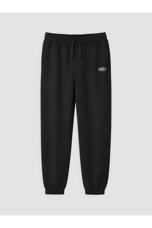 Esvab • Modern & Distinctive Nyc Embroidery Detailed Men's Jogger Sweatpants