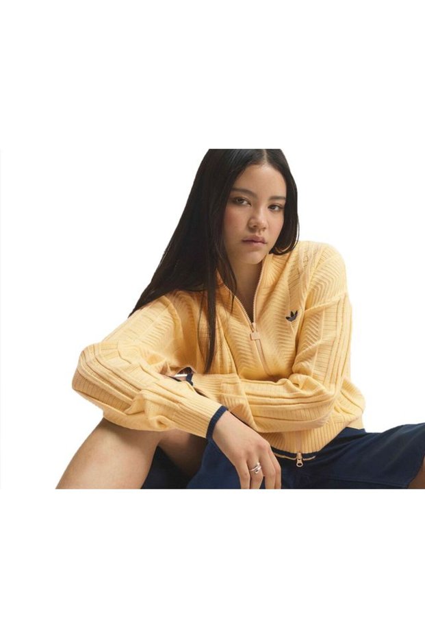 Cable Knit Firebird Tt Women's Casual Jacket Kr7047 Cream