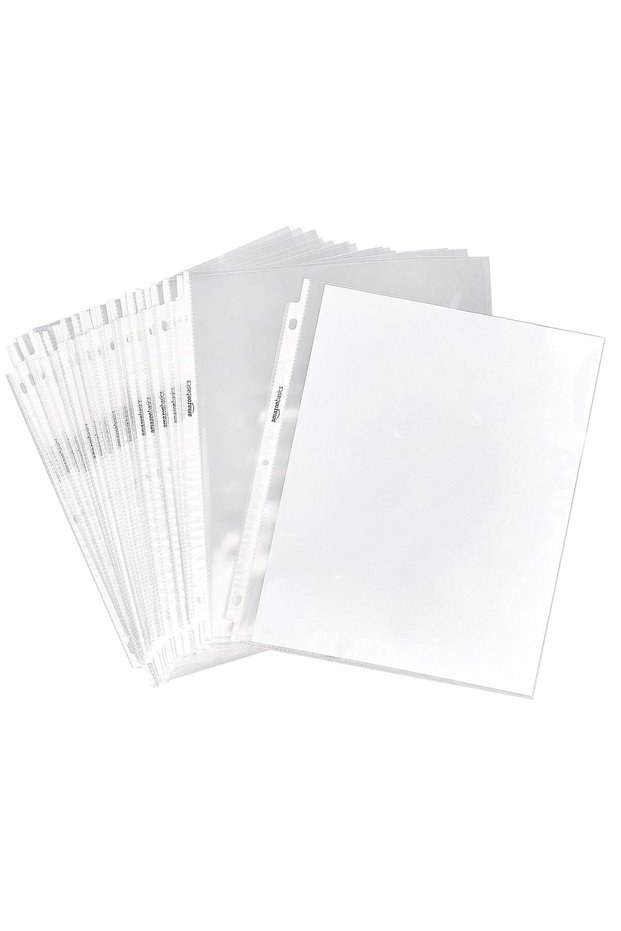 AmazonBasics Sheet Protector, 100-Pack