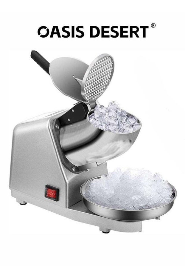 OASIS DESERT Four-blade Ice Crusher Commercial Stainless Steel Ice Machine Household Ice Shaved Ice