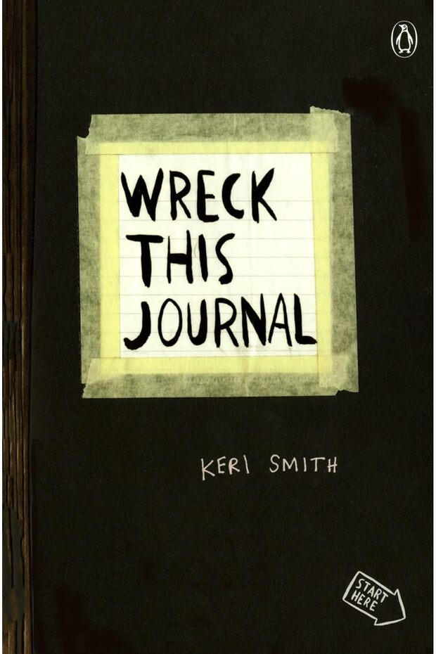 Wreck This Journal (أسود): الإبداع هو التدمير