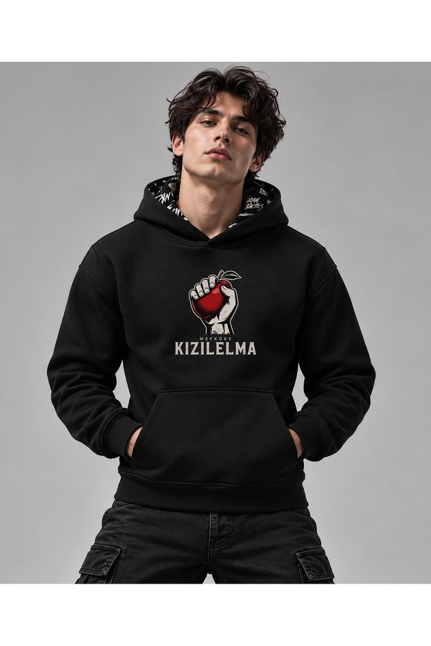 Mefkure (Kizilelma) Designed Relaxed Fit Hoodie (Unisex)