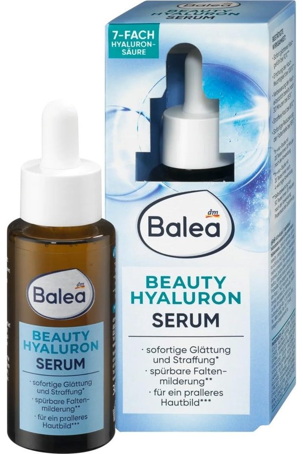 Beauty Hyaluron Face Serum with 7 Types of Hyaluronic Acid, Hydrating Care, 30 ml