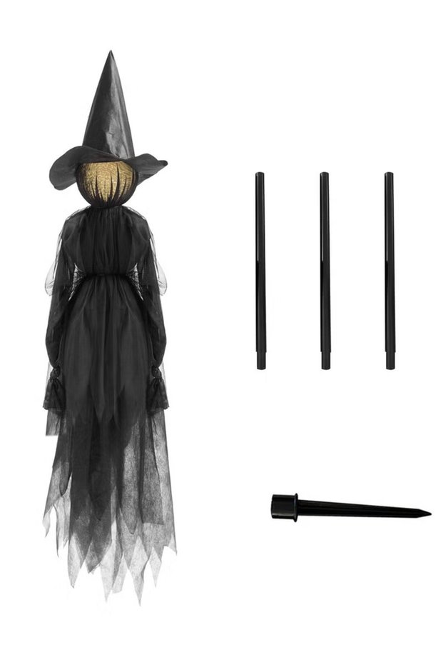 Holiday Decorations Outdoor, Life-Size Screaming Lights Up Witches with Stakes, Holding Hands Witches Outdoor for Outside Home Garden Lawn Yard Party