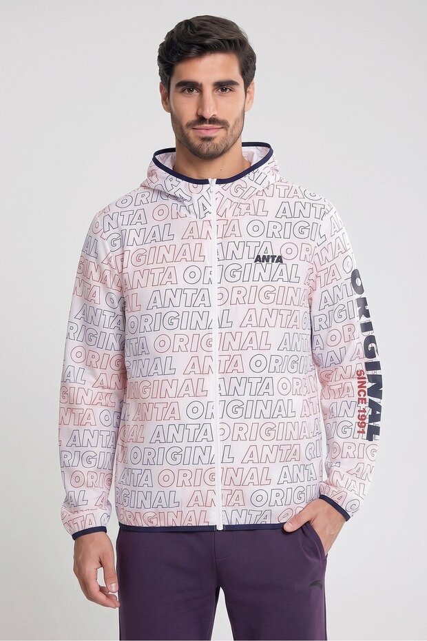 Men Sportswear Fit Long Sleeve Running Jacket, Multicolor