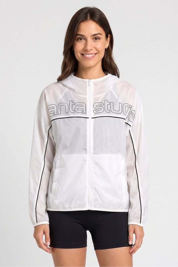 Women Sportswear Fit Long Sleeve Training Jacket, White