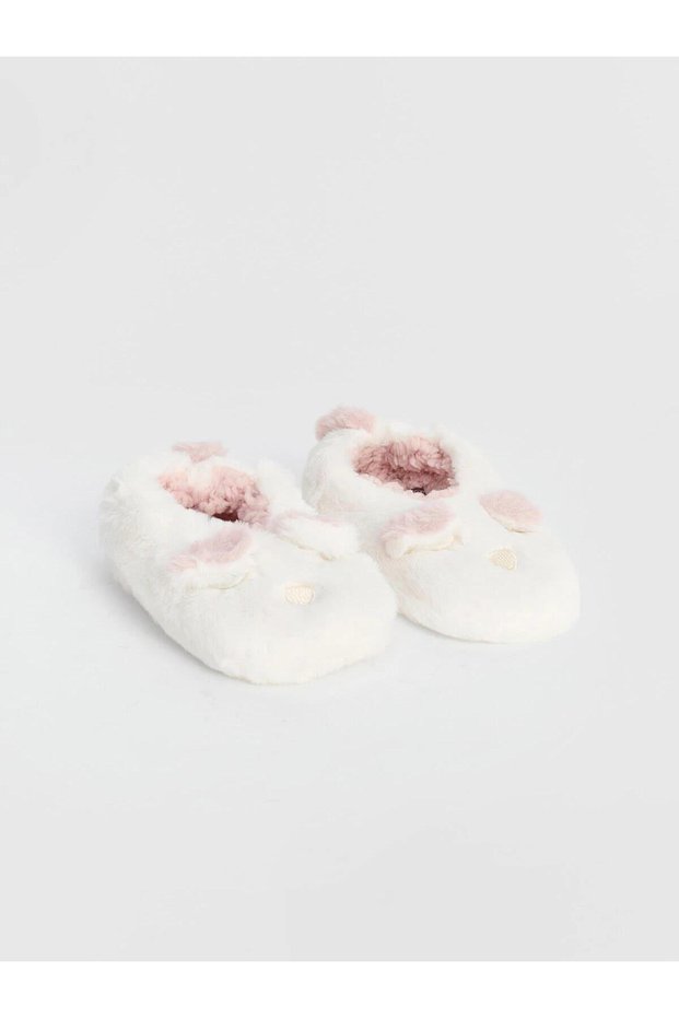 Girls' House Slippers with Rabbit Figure (W6)