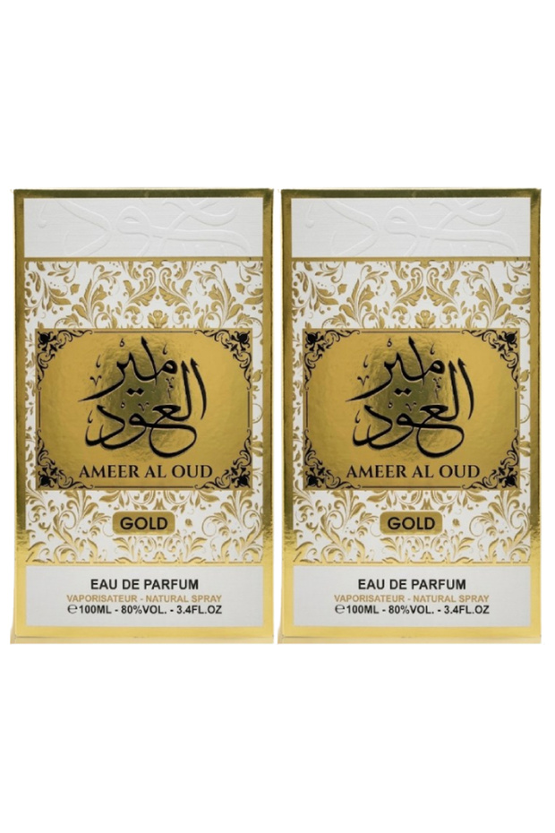 قطعتان من عطر Al Oud Gold سعة 100 مل