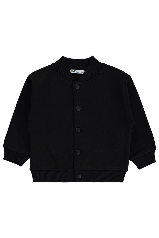 College 2-5 Years Old Cardigan - Black