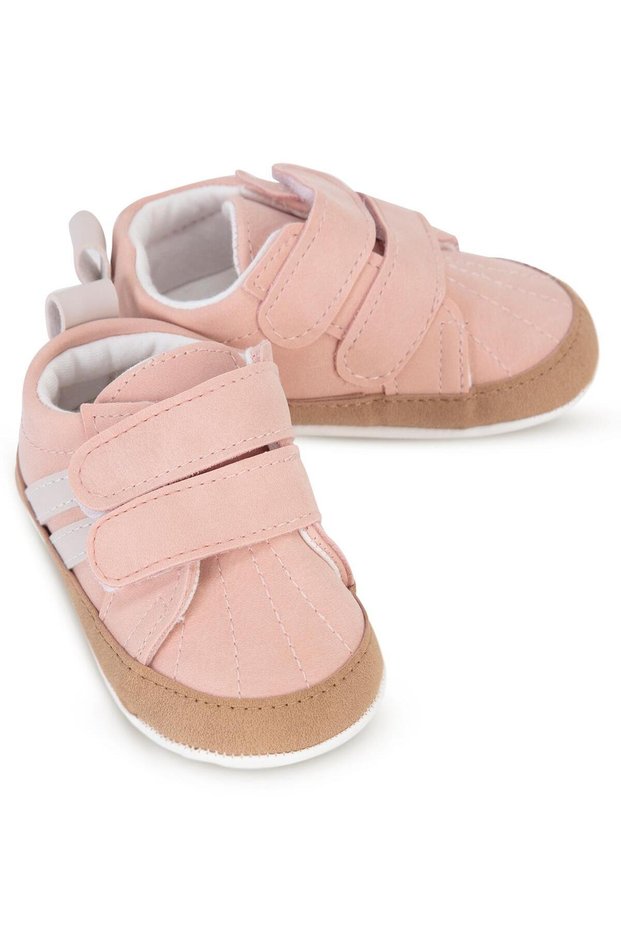 Double Velcro 17- Booties - Powder