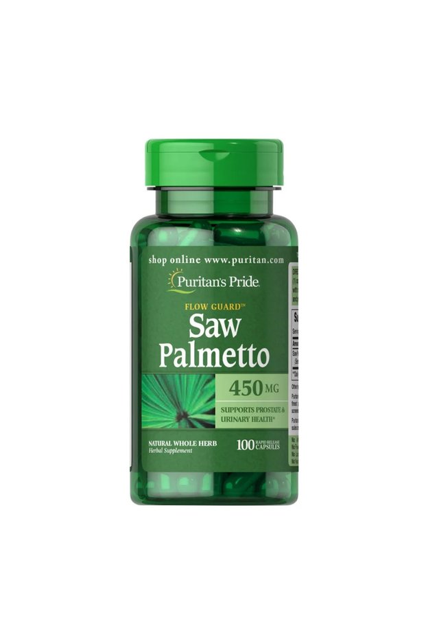 Puritans Pride Saw Palmetto 450Mg Capsule 100 Capsules