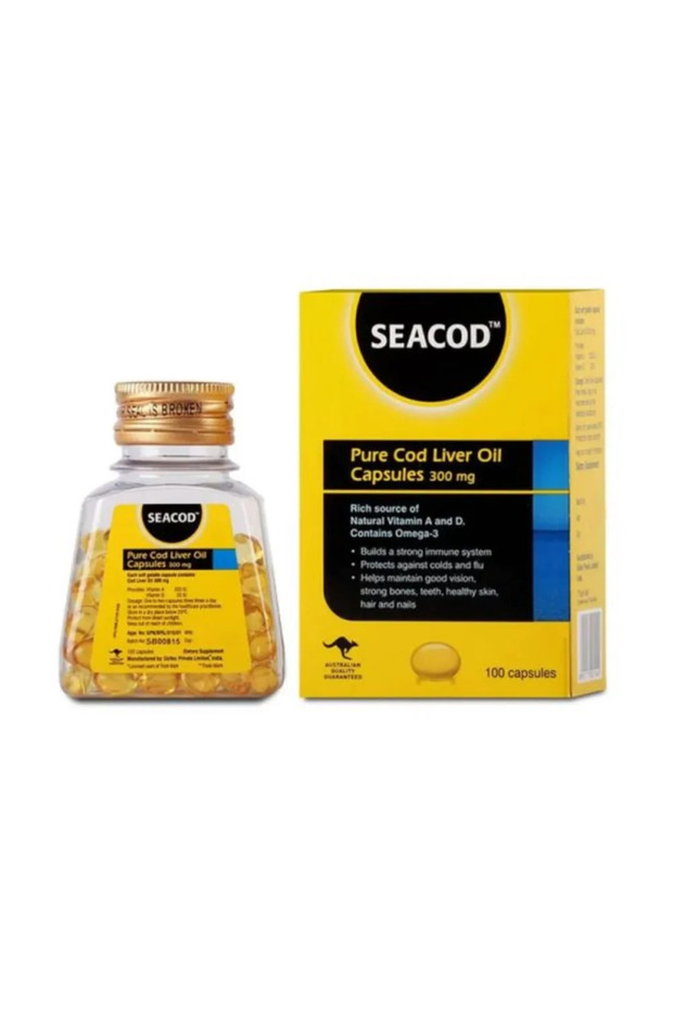 Pure Cod Liver Oil Capsule 100'S