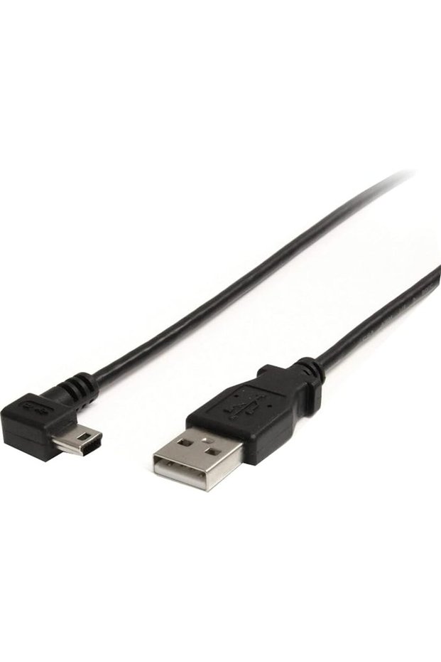 .كوم كابل USB إلى Mini USB بطول 10 أقدام (3 متر) - USB 2.0 A إلى Mini B - رمادي - كابل Mini USB (USB2H)