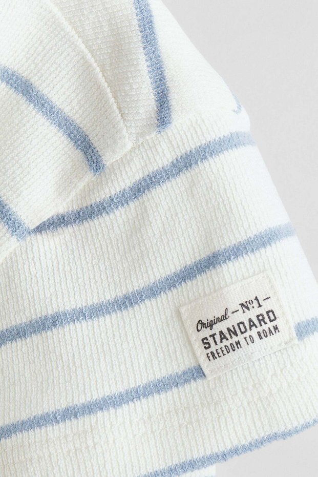Textured jersey romper suit