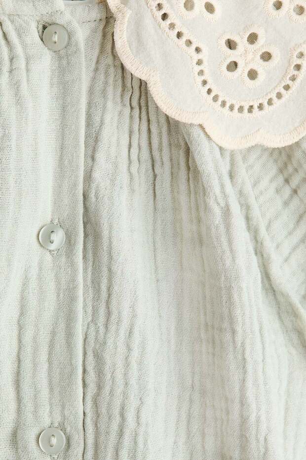 Cotton muslin romper suit