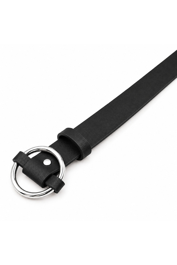 Round Buckle Women's Trouser Belt Dress Belt