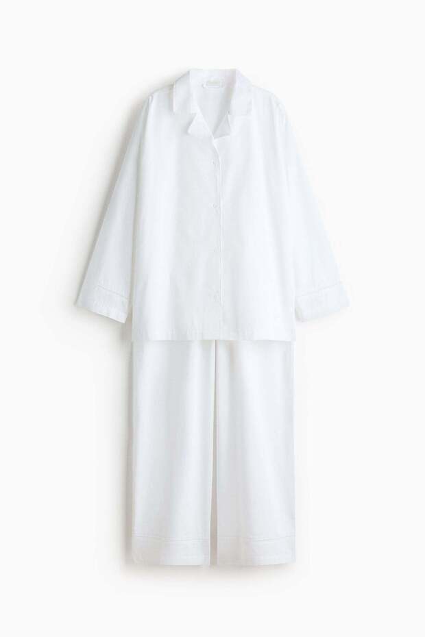 Cotton sateen pyjamas