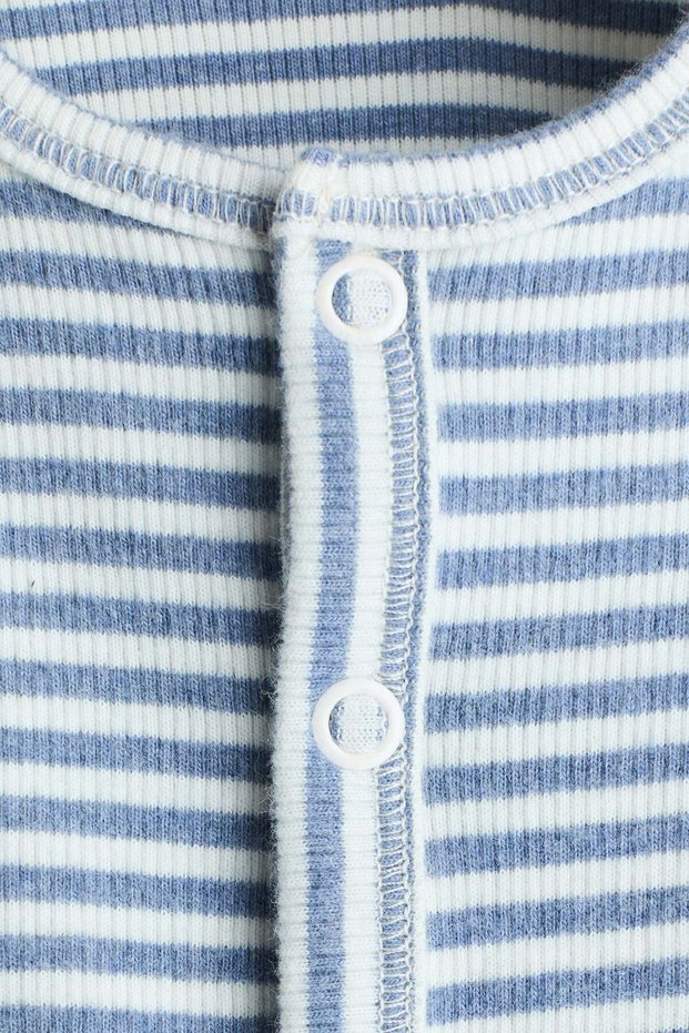 Ribbed cotton romper suit