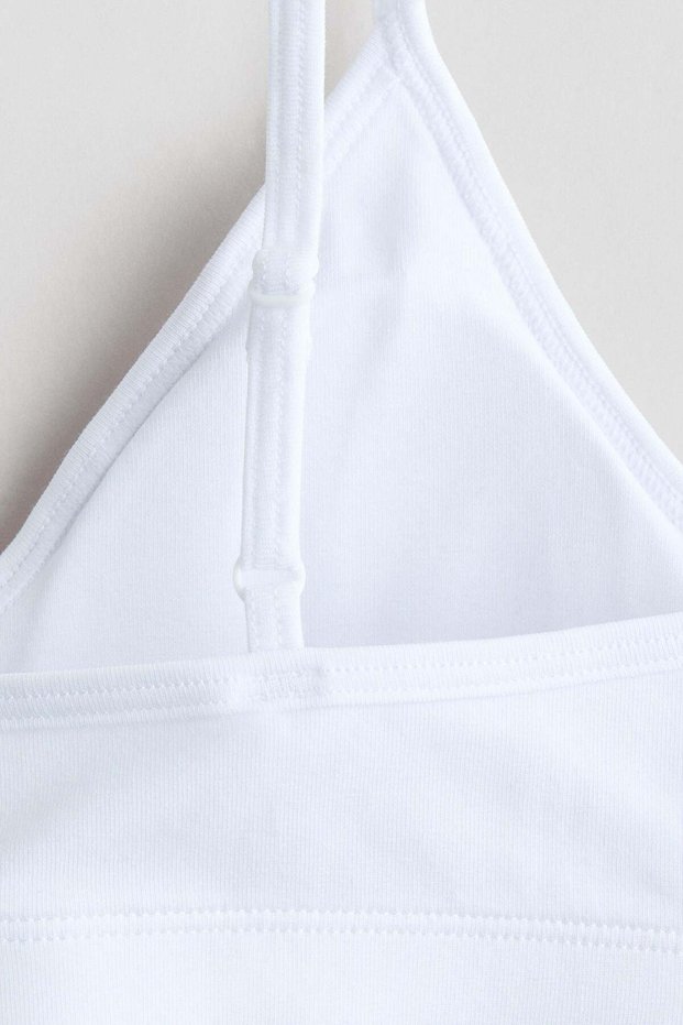 2-pack padded crop tops