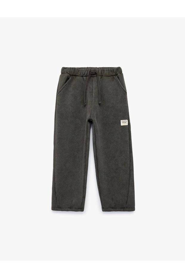Oversized Sweatpants with Elastic Waistband and Pockets