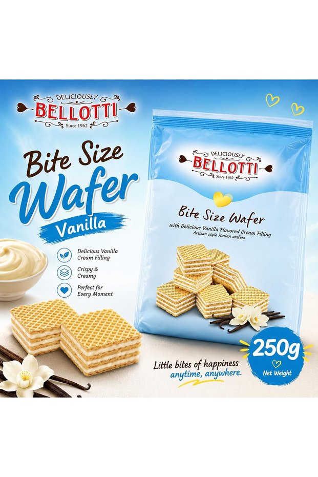 BELLOTI WAFER WITH VANILLA 12 x 250G