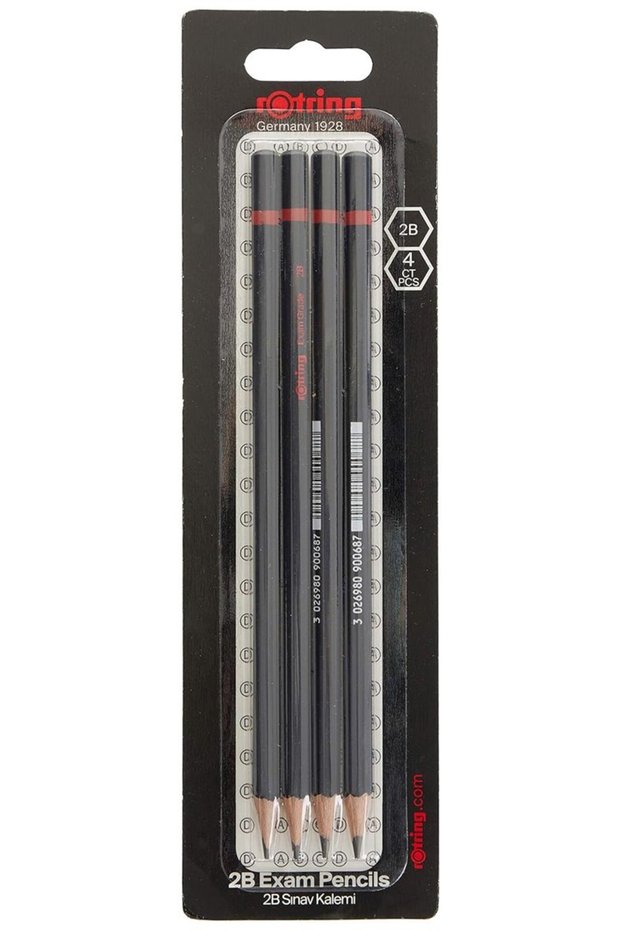 2b exam pencil, 4 pack