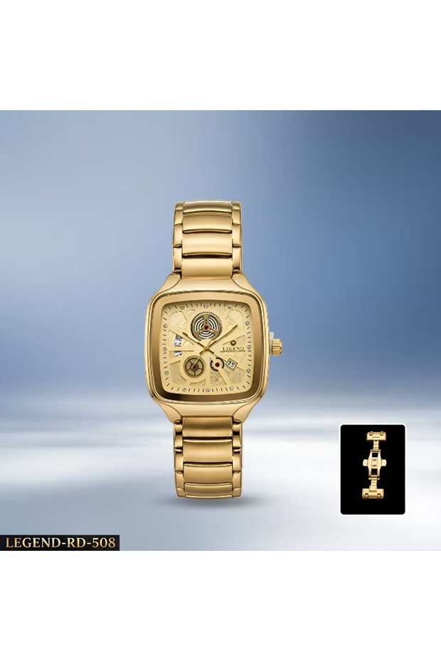 LEGEND Men's Stylish Multifunction Wristwatch with Premium Metal Strap – Multiple Models and Colours