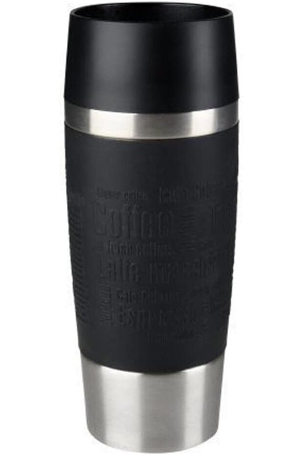 Travel Mug Thermos - Black - 0.36 Liter