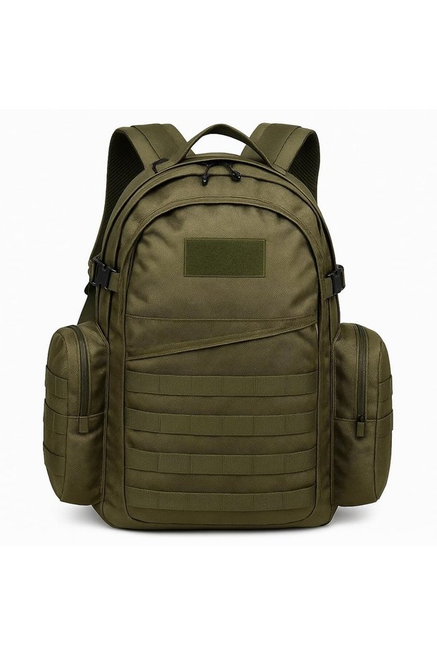 75 Lt Khaki Outdoor Backpack, Molle System, Water Resistant, Multi-Pocket, Outdoor, Camping, Hunting, g