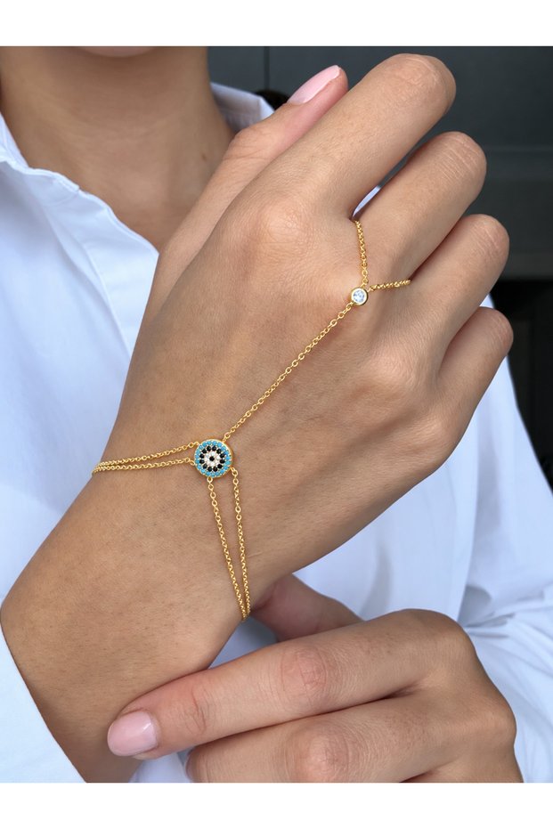 Round Evil Eye Beaded Shahmeran